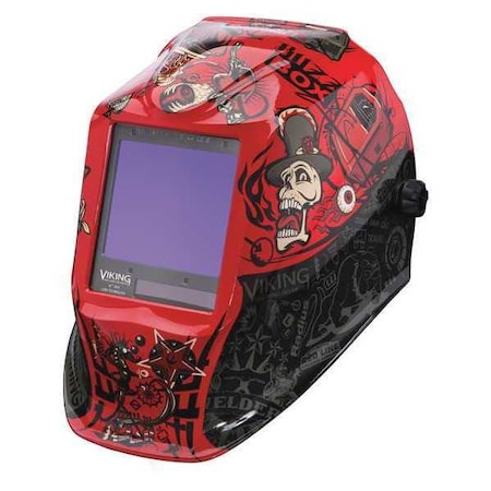 Welding Helmet, Mojo Graphic, Black/Red MPN:K3101-4