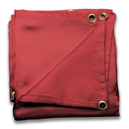 Welding Blanket, Fiberglass, 6 ft L., 6 ft W., Red MPN:K3253-1