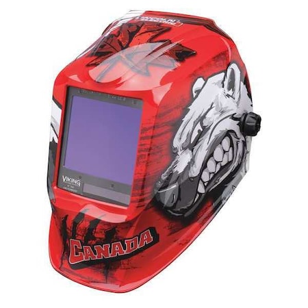 Welding Helmet, Polar Arc Graphic, Red MPN:K3255-4