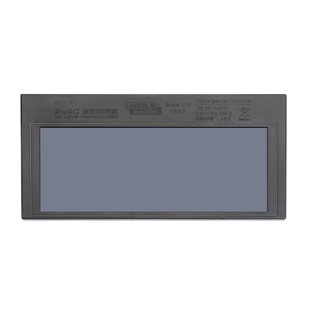Auto Darkening Lens, Fixed, Shade 10 MPN:KP3778-1
