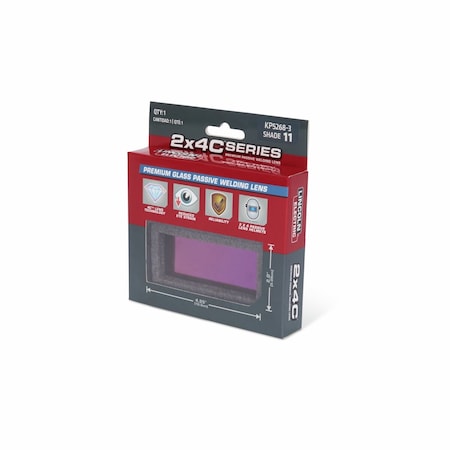 Passive Welding Lens, Shade 11, 2X4C Serie MPN:KP5268-3