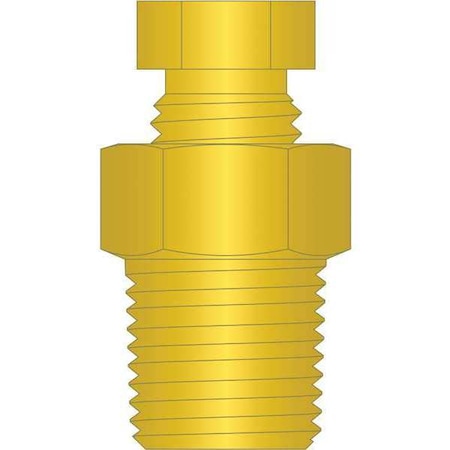 Tubing Connector Fitting Straight, 1/8