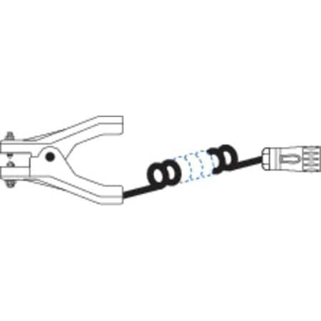 Small Clamp Assy with 20 ft Coiled Cable MPN:LE600-P-20CR