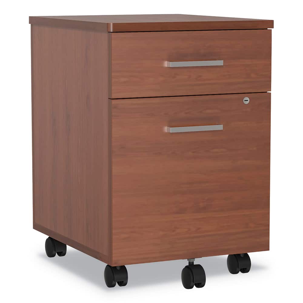 File Cabinet: 2 Drawers, Laminate, Cherry MPN:LITTR752CH