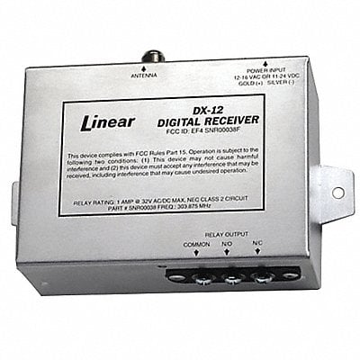 One-Channel Metal Case Receiver 304 MHz MPN:DX-12