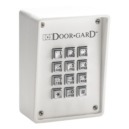 AccessKeypadRuggd, 3-3/4inWx5-1/4inH, Gray MPN:212R
