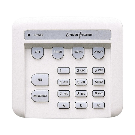 Key Pad, 1500 ft., 315 MHz, 3-51/64inW MPN:DXS-10