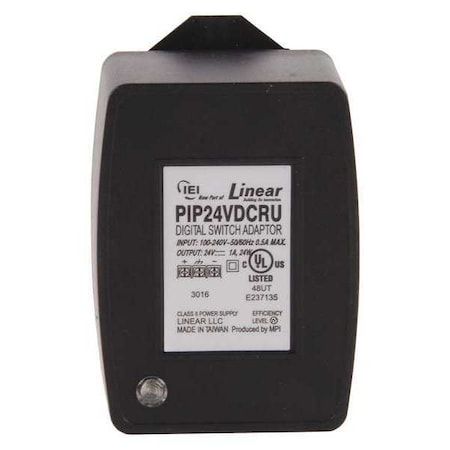Plug-In Charger, Input Voltage 120VAC MPN:PIP24VDC