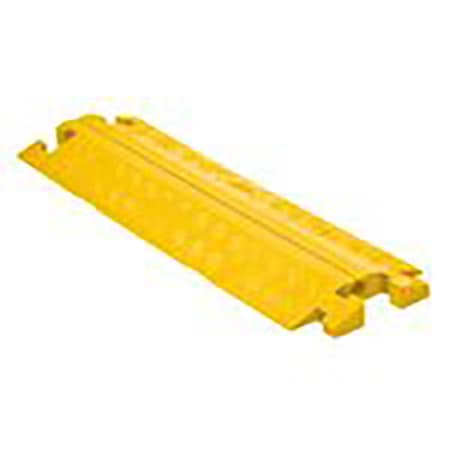 Cable Protector, 1-5/8 in H, 38-1/4 in L, 11-1/2 in W, 1 Channel, Polyurethane, Yellow MPN:CP1X125-GP-Y