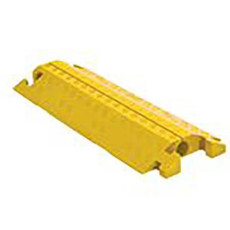 Cable Protector, 3 in H, 38-1/2 in L, 14-1/4 in W, 1 Channel, Polyurethane, Yellow MPN:CP1X225-GP-Y