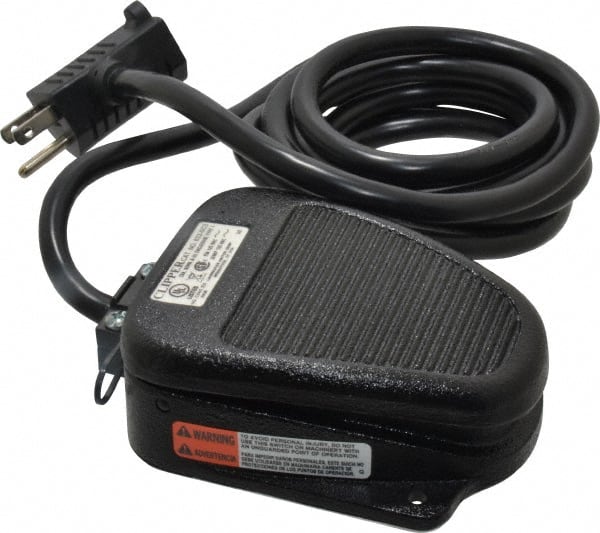1 Treadle, 15 Amp, 3/4 hp, Momentary (MO), SPST, Electric Foot Switch MPN:632-SC3