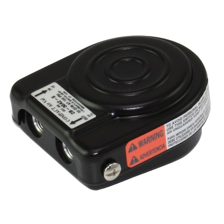 Foot Switch, Black, Steel, Momentary MPN:3B-30A2-S