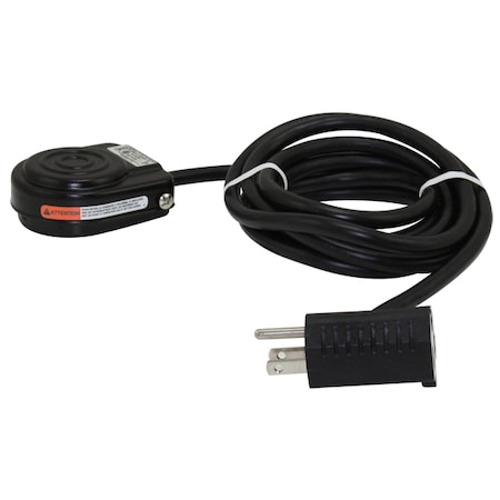 FootSwitch, Black, Steel, SPDT-NO, Momentary MPN:491-SC3