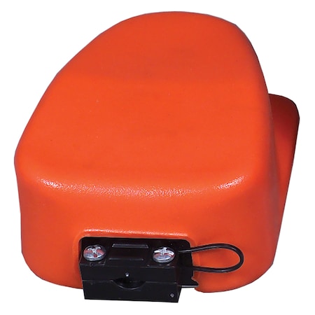 Foot Switch Guard, Plastic, Orange MPN:522-N30