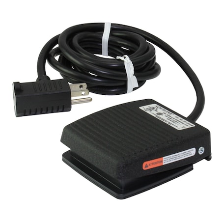 Foot Pedal Switch, 10 A, 120 V MPN:971-DC3JM
