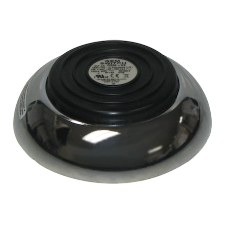 Gem Spdt Momentary Round Metal Housing MPN:GEM-V2