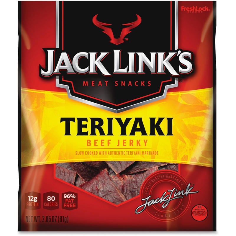 Jack Links Teryiaki Beef Jerky, 2.85 Oz (Min Order Qty 7) MPN:87635