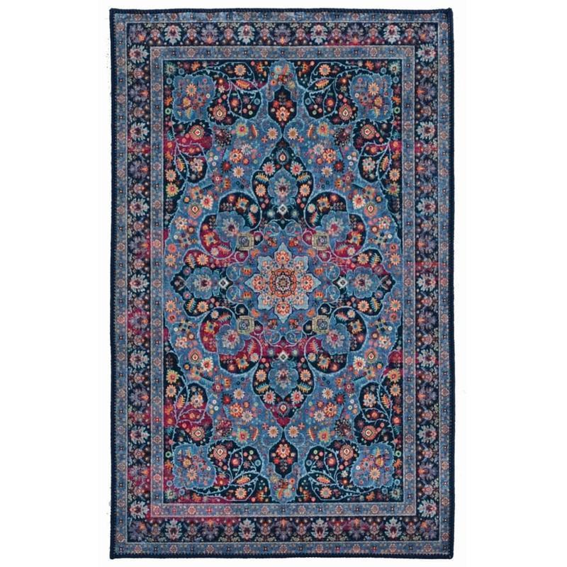 Linon Innova Area Rug, 2-9/53ft x 3-9/53ft, Mayhew Navy/Blue MPN:RUGEM0623
