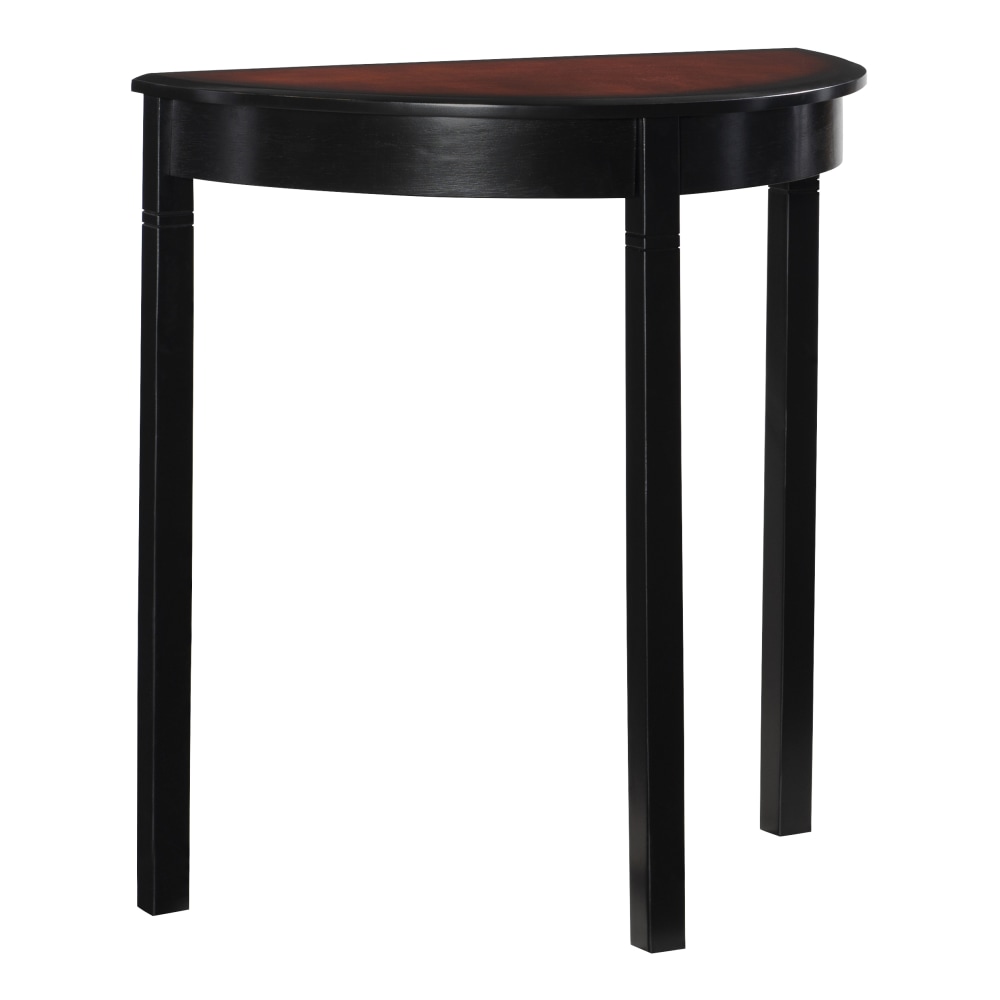 Linon Monroe Demi Console Table, 28inH x 26inW x 13inD, Black Cherry MPN:OFDP1415