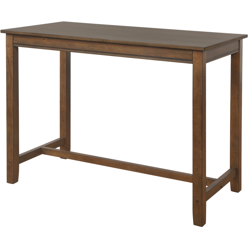 Linon Walker Counter Pub Table, 36inH x 47-1/4inW x 23-3/4inD, Rustic MPN:OFDP2207