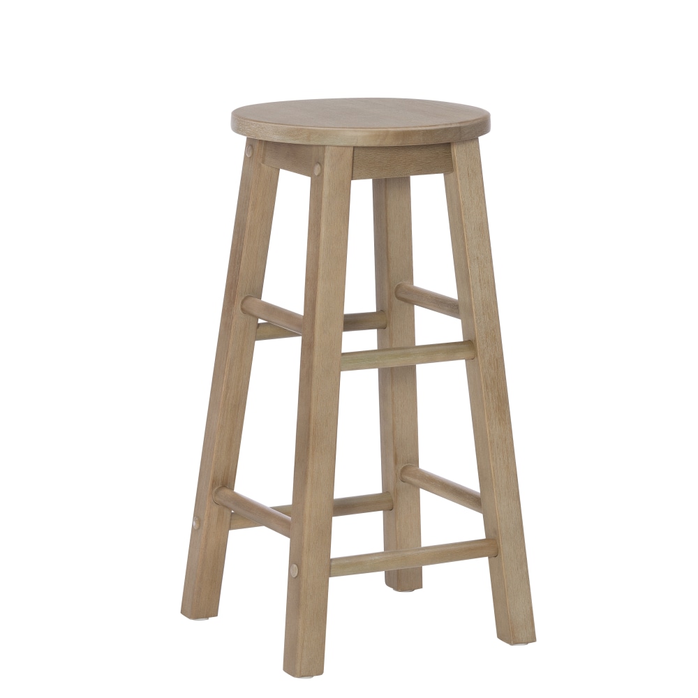 Linon Elmore Backless Counter Stool, Gray Wash MPN:OFDP2744