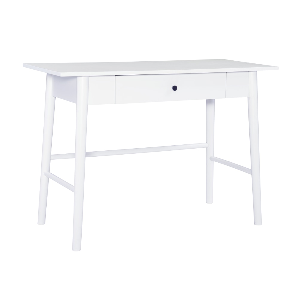 Linon Liberty 42inW Computer Desk With Drawer, White MPN:OFDP2697