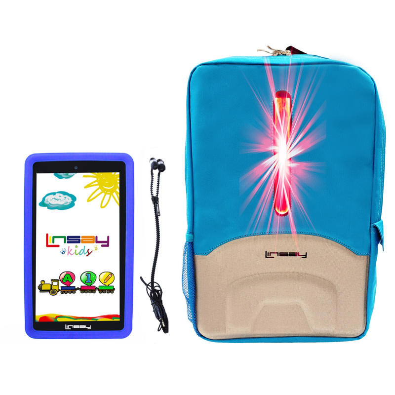 Linsay 7inTablet, 2GB Memory, 64GB Storage, Android 13, Blue Kids LED MPN:F7XHDKIDSBEPBLUE