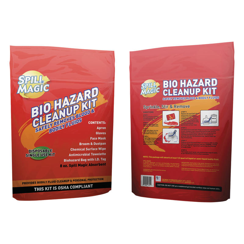 Spill Magic Biohazard Spill Cleanup Kit MPN:SM-BIOHAZARD