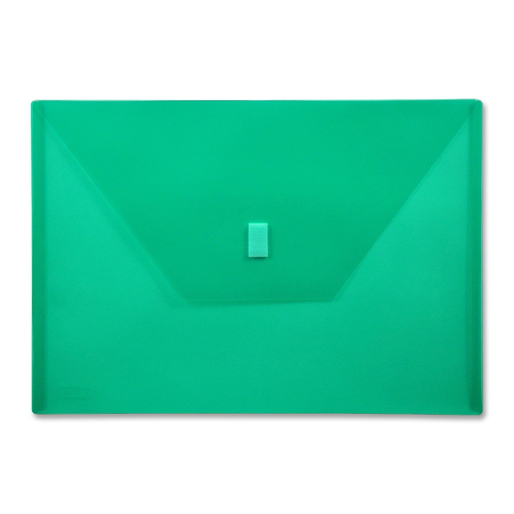 Lion VELCRO-Closure Poly Envelope, 13in x 9 3/8in, Green (Min Order Qty 13) MPN:22080-GR