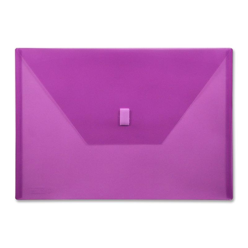 Lion VELCRO-Closure Poly Envelope, 13in x 9 3/8in, Purple (Min Order Qty 14) MPN:22080-PR