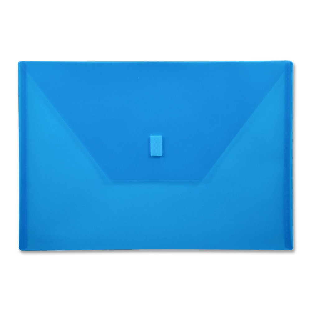 Lion VELCRO-Closure Poly Envelope, 13in x 9 3/8in, Blue (Min Order Qty 30) MPN:22080BL