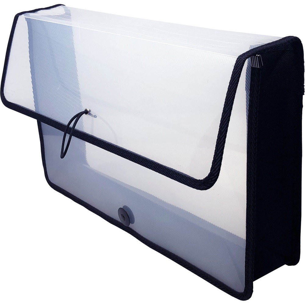 Lion EXPAND-N-FILE File Wallet - 3in Folder Capacity - Clear - 1 Each MPN:48170CR