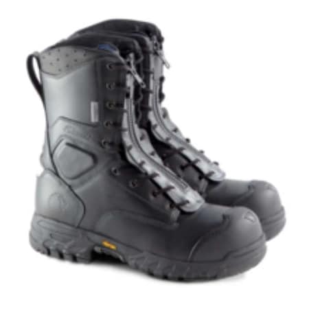 Fire and Rescue Boot, EMS, Wildland, Synthetic Rubber Outsole, Leather Upper, 8 in Height, 11 M MPN:804-6379 11M