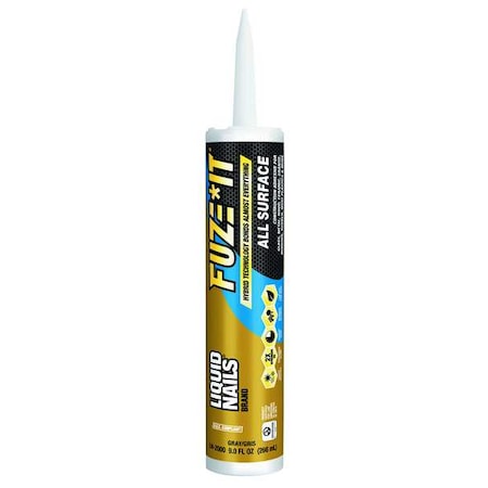 All Purpose Adhesive, Fuze*It Series, Beige Tan, 9 oz, Cartridge MPN:LN-2000