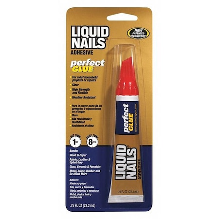 Adhesive, Fuze*It Perfect Glue Series, Tan, 4 to 8 hr Full Cure, 0.75 oz, Tube MPN:PG-00
