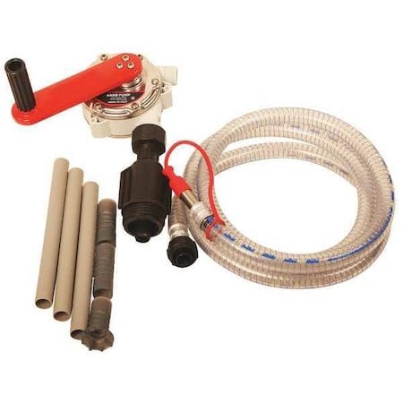 Hand Drum Pump, Rotary, PP Adptr, 3/4in Dia MPN:10035