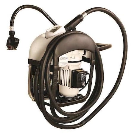 Electric Operated Drum Pump, 115VAC, 8 Max. Flow Rate, 1/10 HP, Polypropylene, 3/4