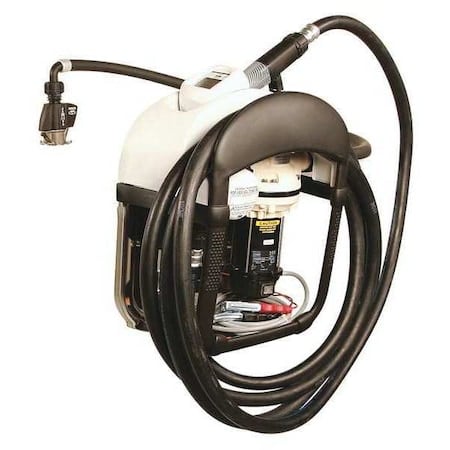 Electric Operated Drum Pump, 12VDC, 8 Max. Flow Rate, 1/10 HP, Polypropylene, 3/4