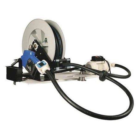 Electric Operated Drum Pump, 115VAC, 8 Max. Flow Rate, 1/10 HP, Polypropylene, 3/4