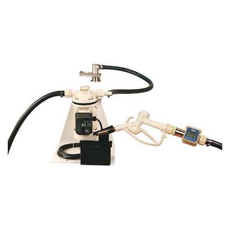 Electric Operated Drum Pump, 115VAC, 8 Max. Flow Rate, 1/2 HP, Polypropylene, 3/4