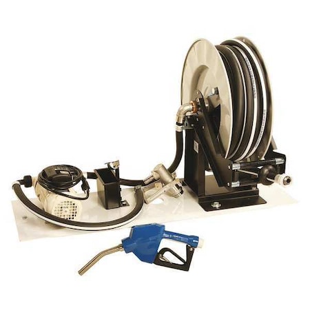 Electric Operated Drum Pump, 115VAC, 8 Max. Flow Rate, 1/10 HP, Polypropylene, 3/4