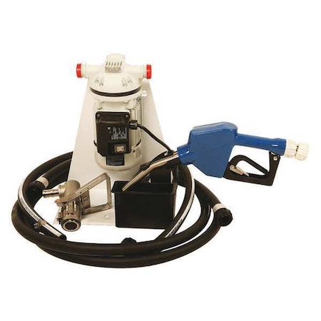 Electric Operated Drum Pump, 115VAC, 8 Max. Flow Rate, 1/10 HP, Polypropylene, 3/4