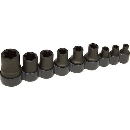 Torx Plus Socket Set, External, 9 pcs. MPN:83100