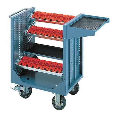 Tool Transporter, 2400 lb Load Capacity, 1 Shelves, 39