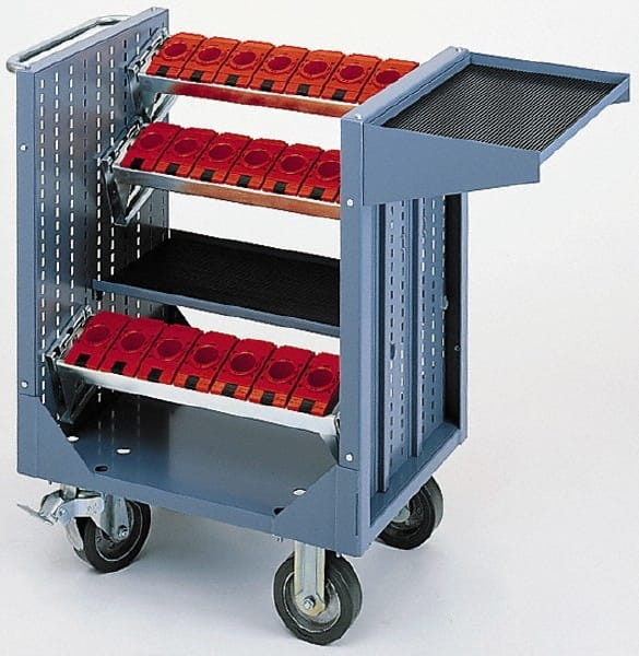 21 Tool Capacity, 40 Taper Size CNC Tool Cart MPN:B220-A-40-CB