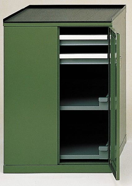 2 Drawer Machine Accessory Cabinet MPN:MTC900-1A GREEN