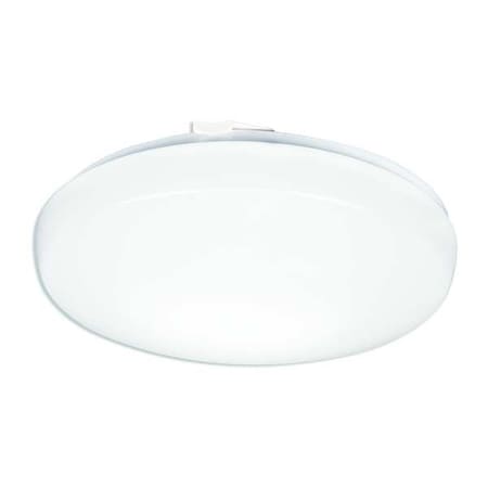 LEDFlushMountLight, 133/4inD, White, Steel MPN:FMLRL 14 20840 M4