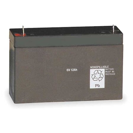 Battery, Lead Acid, 6V, 10A/HR. MPN:ELB 0610
