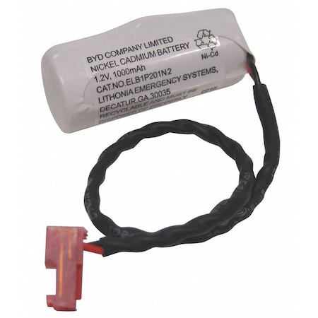 Battery, Nickel Cadmium, 1.2V, 1.2Ah MPN:ELB 1P201NB