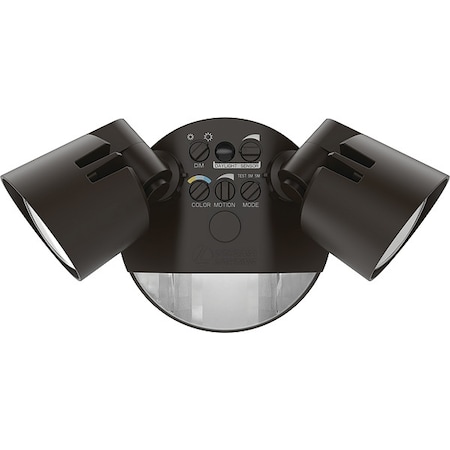AdjustBeamSecurityLight, 2150lm2600lm, Brz MPN:HGX LED 2RH ALO SWW2 120 PIR DDB M2